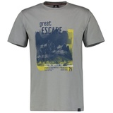 LERROS T-Shirt »SERAFINO«, mit Fotoprint, Gr. S, platinum grey, » 67221738-S