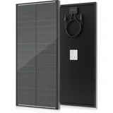 Rvpozwer 18BB 100Watt Solarpanel, N-Type 12 V 100 W Solarmodul,Hocheffiziente Monokristalline PV-Module, IP68-Wasserdichtigkeit und MC4-Anschlüssen für RV, Schiff, Dach (100w)