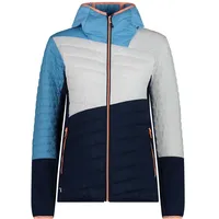 CMP Damen Hybrid Hoodie Jacke - Blue - 2XL