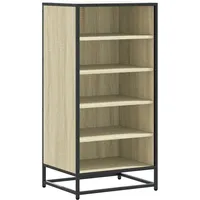 VidaXL Schuhregal Sonoma-Eiche 48x38x97,5 cm Holzwerkstoff