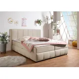 INOSIGN Boxbett »Hartley«, Inkl. Bettkasten & Topper, wählbar in H2, H3 o. H4, beige