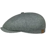 Stetson Hatteras Schirmmütze Ballonmütze Flatcap Fischgratmuster UV 40+ Damen Herren Sommer Winter grün-blau 59 cm - 59