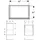 Geberit Waschtisch-Unterschrank 1 Tür 50 x 60,5 x 33,7 cm Salbeigrün