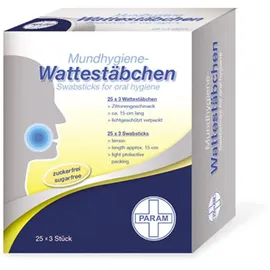 PARAM Lemon Swabs Mundpflegestäbchen Zitrone