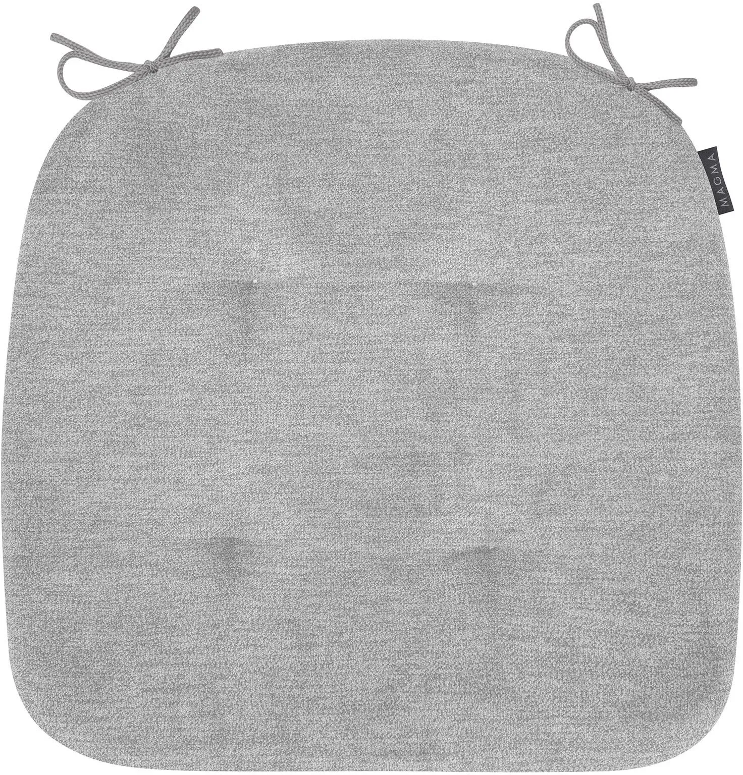 Magma Stuhlkissen Alfa 41x41x3,5 cm | grau - grau