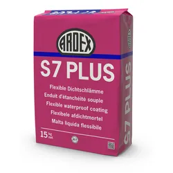 Ardex S 7 Plus flexible Abdichtung, grau, a 15 kg Sack