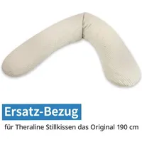 Theraline Stillkissenbezug 190 cm Musselin Sandbeige