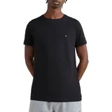 Tommy Hilfiger Core Stretch Slim Fit C Kurzarm-T-Shirt Black S