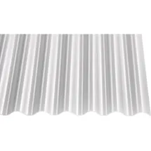 guttagliss Acryl Wellplatte 250 x 104,5 cm weiß