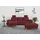 sit&more Ecksofa SIT & MORE "Westham L-Form", rot (bordeaux), B:275cm H:88cm T:172cm, 100% Polyester, Sofas, Ecksofa, mit Recamiere, mit oder ohne Bettfunktion, Bettkasten, Füße Eiche
