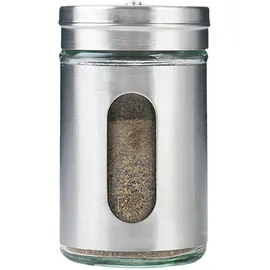 ideoon home Edler Gewürzstreuer 9 cm Silber unbefüllt
