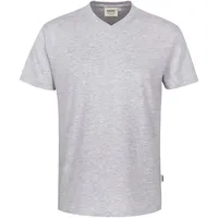 Hakro V-Shirt Classic 226 ash meliert, -