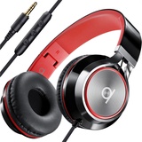 ARTIX ARTIX® Kopfhörer mit Kabel und Mikrofon, Faltbar und tragbar, Premium 90% Kopfhörer Noise Cancelling, Bügelkopfhörer mit Kabel Jack Aux 3.5 mm, Lautstärkeregler für PC, Handy und Laptop CL750