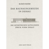 Das Bauhausgebäude in Dessau, Sachbücher