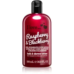 I Love Raspberry & Blackberry Dusch- und Badecreme 500 ml