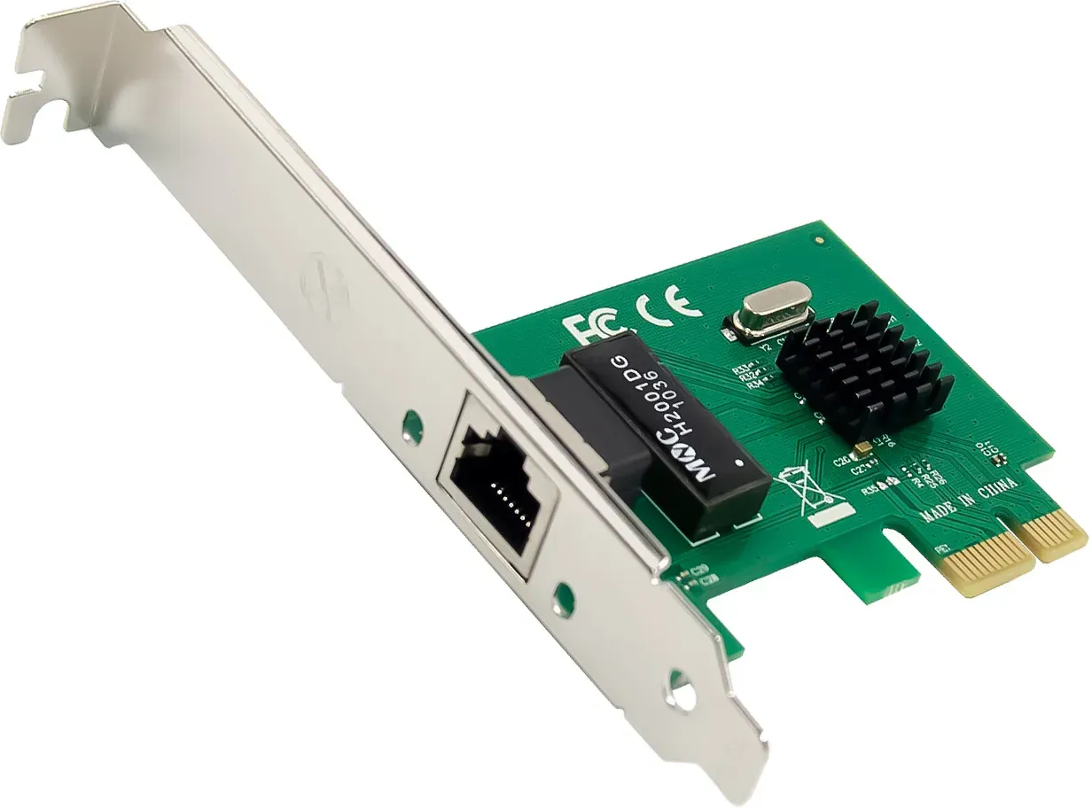 InLine Gigabit Netzwerkkarte - 1x RJ45 1Gb/s - PCIe x1 - low profile Slotblech