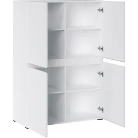 INOSIGN Highboard »Rimini«, Höhe 129 cm weiß