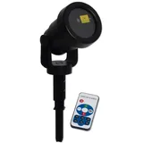 NÄVE LED Außenwandlaser Projektor Schwarz