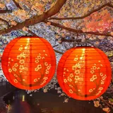 2 Stücke 12Zoll LED Solar Gartenleuchten,Solarlampen für außen ,Solar Lampions wetterfest,Party Laterne,Outdoor Garten Terrasse hängende Beleuchtung,IP55 wasserdicht (K)