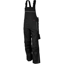 QUALITEX HIGH QUALITY WORKWEAR Latzhose PRO schwarz Herren: 102