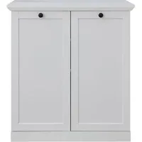 VCM ebuy24 Kommode 2 Türen, weiss.