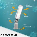 LUXULA LED-Straßenleuchte LX800100, 50W, 6000lm, 4000K, neutralweiß, IP65