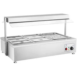 Royal Catering Bain Marie 6 GN mit Fleischaufsatz