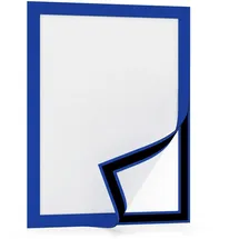 ALLboards Selbstklebender A4-Rahmen, Blau