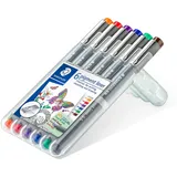 Staedtler Fineliner pigment liner farbig 6er Set