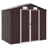 vidaXL Gerätehaus 2,05 x 1,29 m Braun