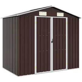 vidaXL Gerätehaus 2,05 x 1,29 m Braun