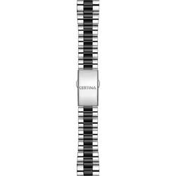 Certina - Ds First Lady Edelstahl Uhrenmetallband + Schwarz Keramik, Ds First C605016644 - Grey/Black