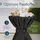 Beautissu Stehtischhusse Premium 80cm Schwarz,