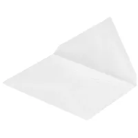100 Stück, Transparente Briefumschläge, 62 x 98 mm, Nassklebung, Spitze Klappe, 90 g/qm Offset, Ohne Fenster, Weiß (Transparent-Weiß), Blanke Briefhüllen