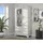 Forte Vitrine Kashmir 113 x 48,3 x 210,3 cm Weiß
