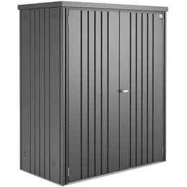 Biohort Geräteschrank 150 1,55 x 0,83 x 1,83 m dunkelgrau-metallic