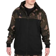 Fox International Lw Split Reißverschlusspullover - Black / Camo - 3XL
