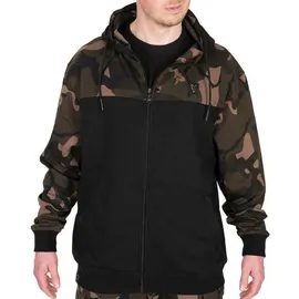 Fox International Lw Split Reißverschlusspullover - Black / Camo - 3XL