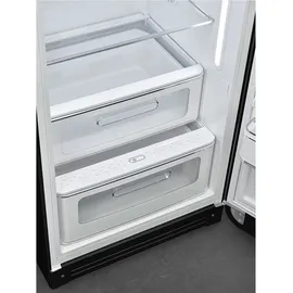 Smeg FAB28RBL6 Retro-Kühlschrank (270 l, 1530 mm hoch, Schwarz)
