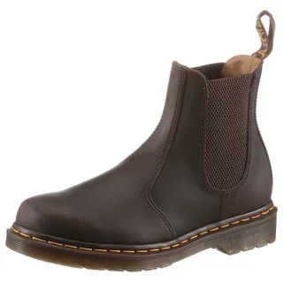 Dr. Martens 2976 Yellow Stitch Crazy Horse dark brown 37