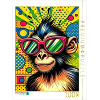 Calvendo Puzzle Affe mit Stil - Pop Art 1000