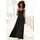 LASCANA Maxikleid Schwarz 42