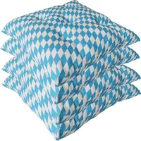 Nyvi Stuhlkissen Genua 38x38 cm 4er Pack Sitzkissen mit