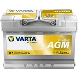 VARTA 570901076K262 Starterbatterie DYNAMIC AGM Batterie-Kapazität: 70Ah