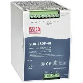 MeanWell Mean Well SDR-480P-24 Hutschienen-Netzteil (DIN-Rail) 24 V/DC 20A, 480W, Einstellbar