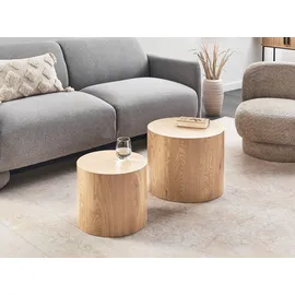 Beliani Couchtisch 2er Set MANTI