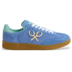Silbon für Herren. 131137 Lässige Lederturnschuhe blau racket (45), Wohnung, Schnürsenkel