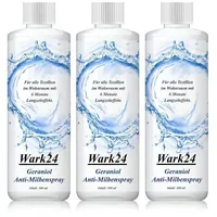 Wasserbett Wark24 Geraniol Anti-Milbenspray 500ml - Für alle Textilien (3er Pack), Wark24