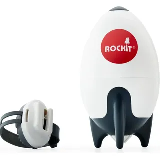 Rockit - Kinderwagenschaukler (batteriebetrieben) inkl. Halterung - schaukelt jeden Kinderwagen & Buggy - Weiß