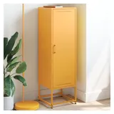 vidaXL Highboard Senfgelb 36x39x123 cm Stahl